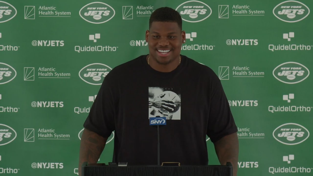 New York Jets Quinnen Williams Text T-Shirt