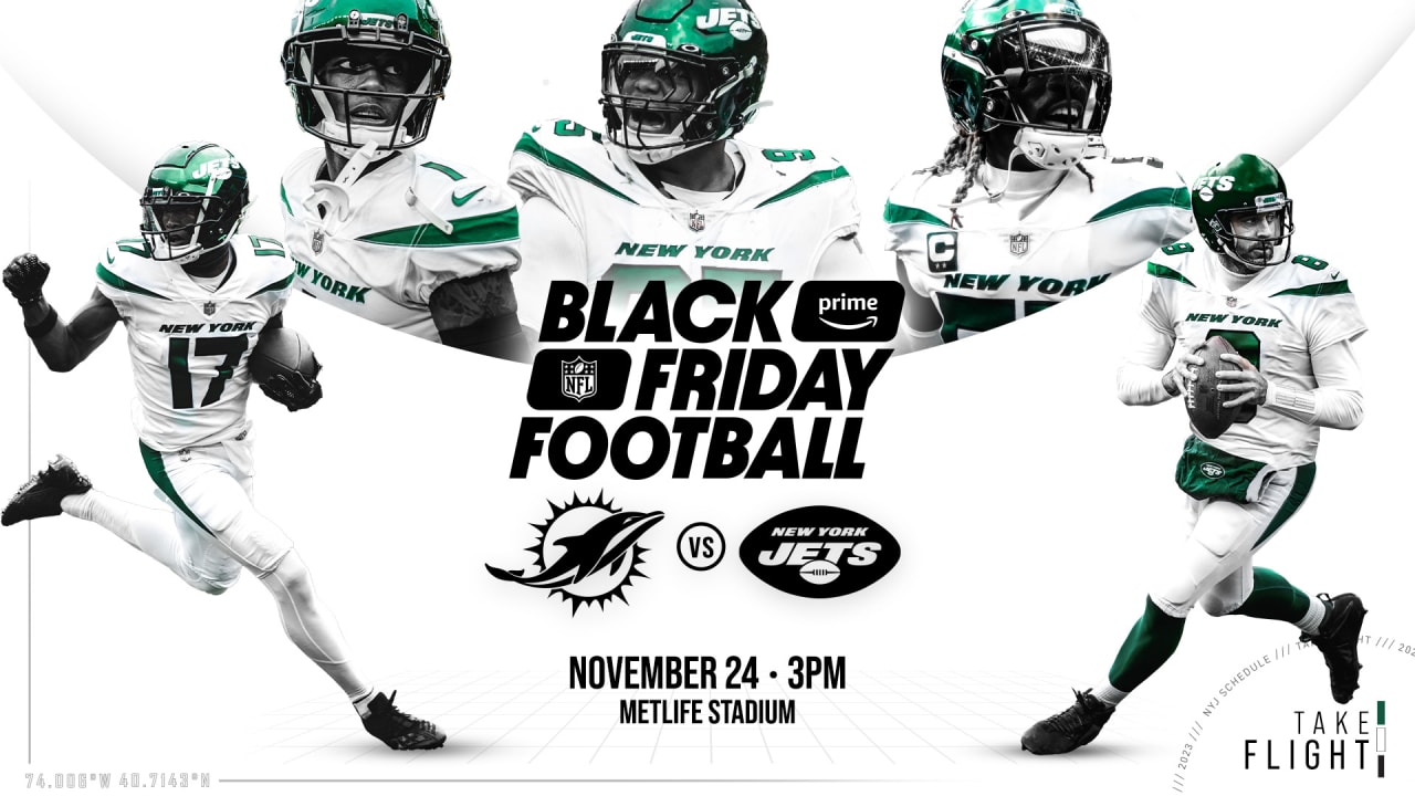 Jets vs. Dolphins on Black Friday (November 24, 2023): Matchup Information  & More