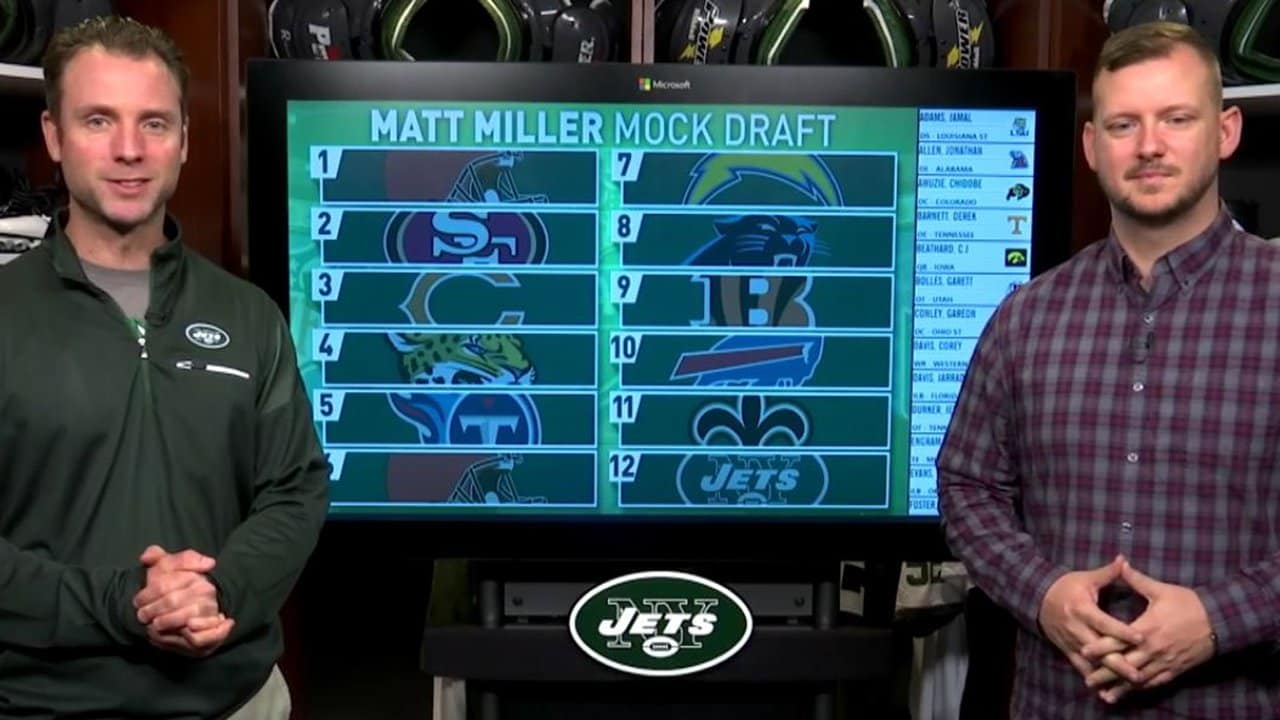 Matt Miller Mock Draft The Jets Are on the Clock