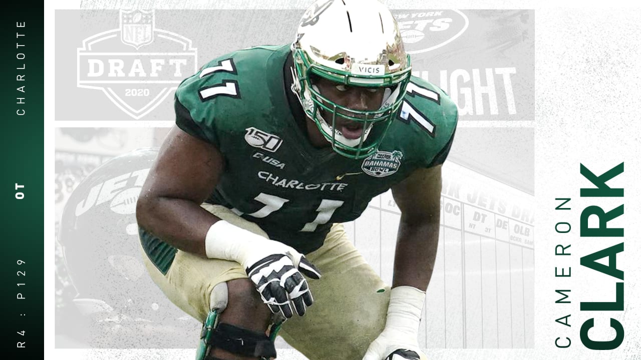 2020 NFL Draft Jets Select Tackle Cameron Clark, Charlotte, 129thoverall Pick