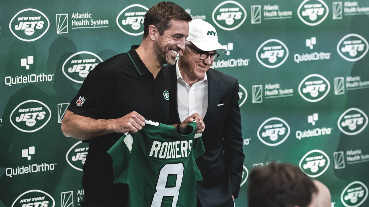 New York Jets: Aaron Rodgers Jersey Number 8