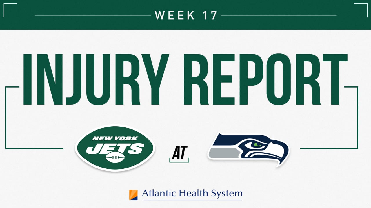 Jets Injury Report Week 17 vs. Seahawks Friday