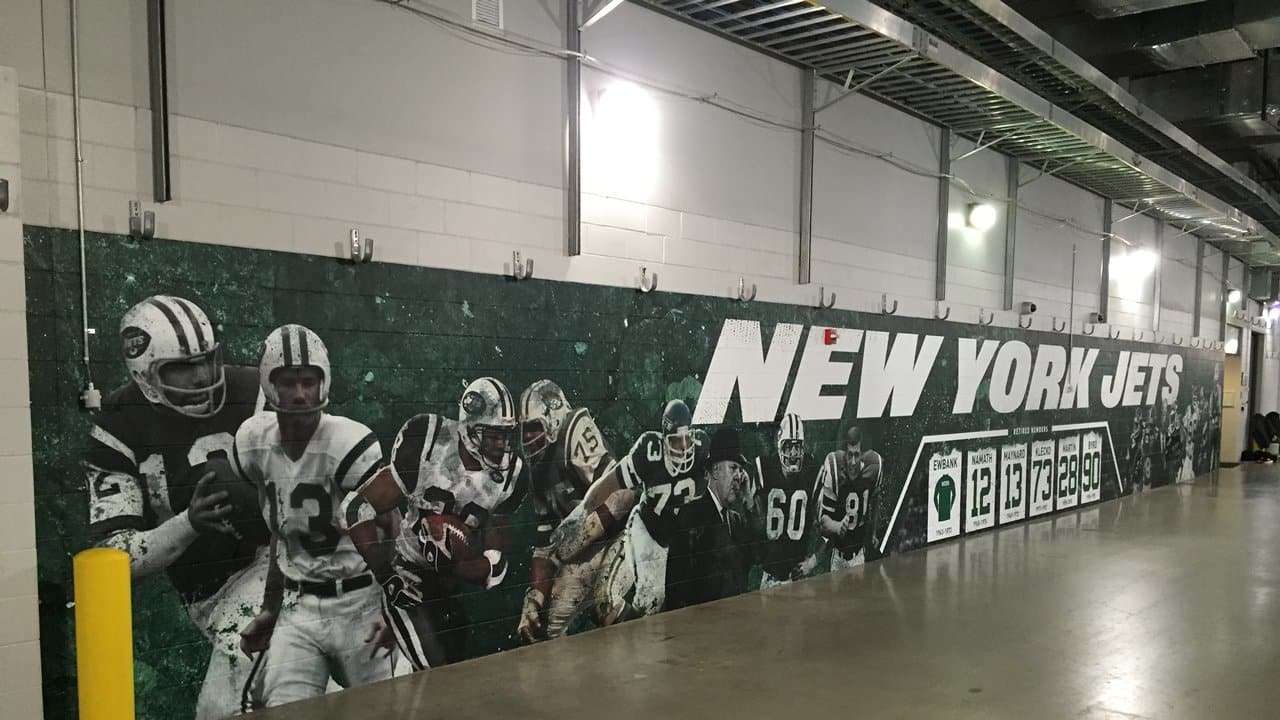 NY Jets Locker Room, Blush Photo