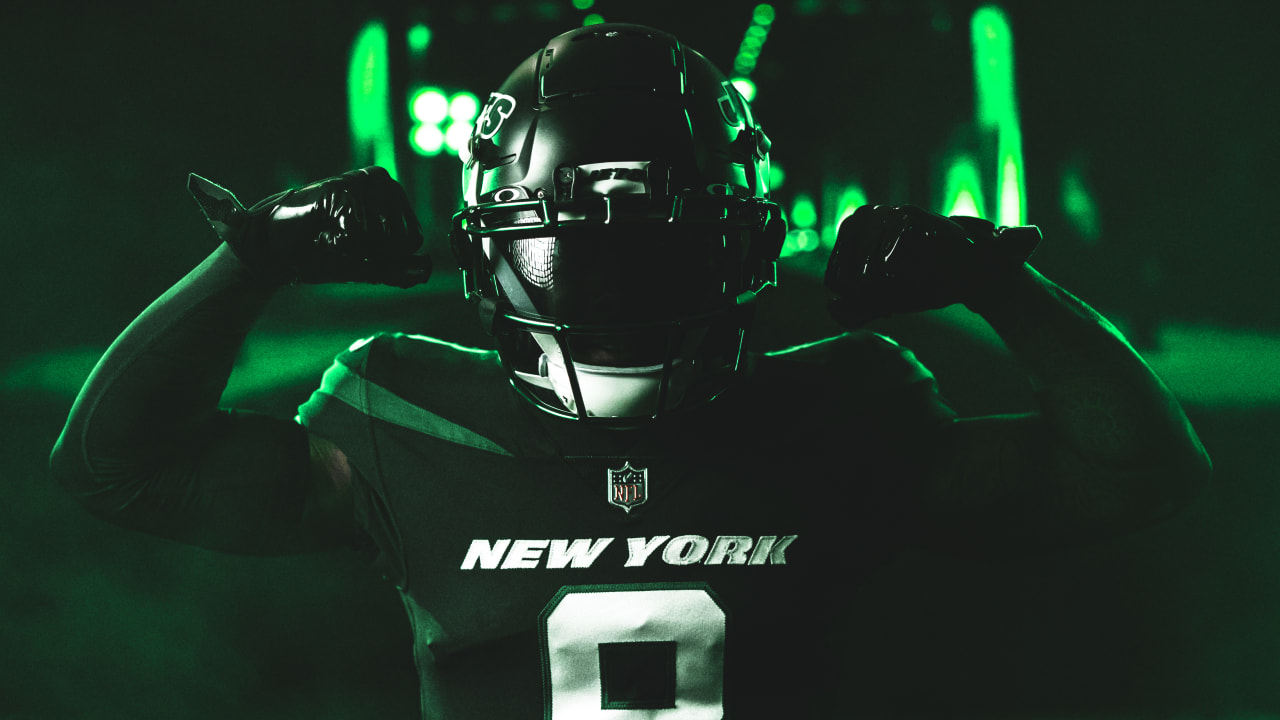 black and green jets jersey