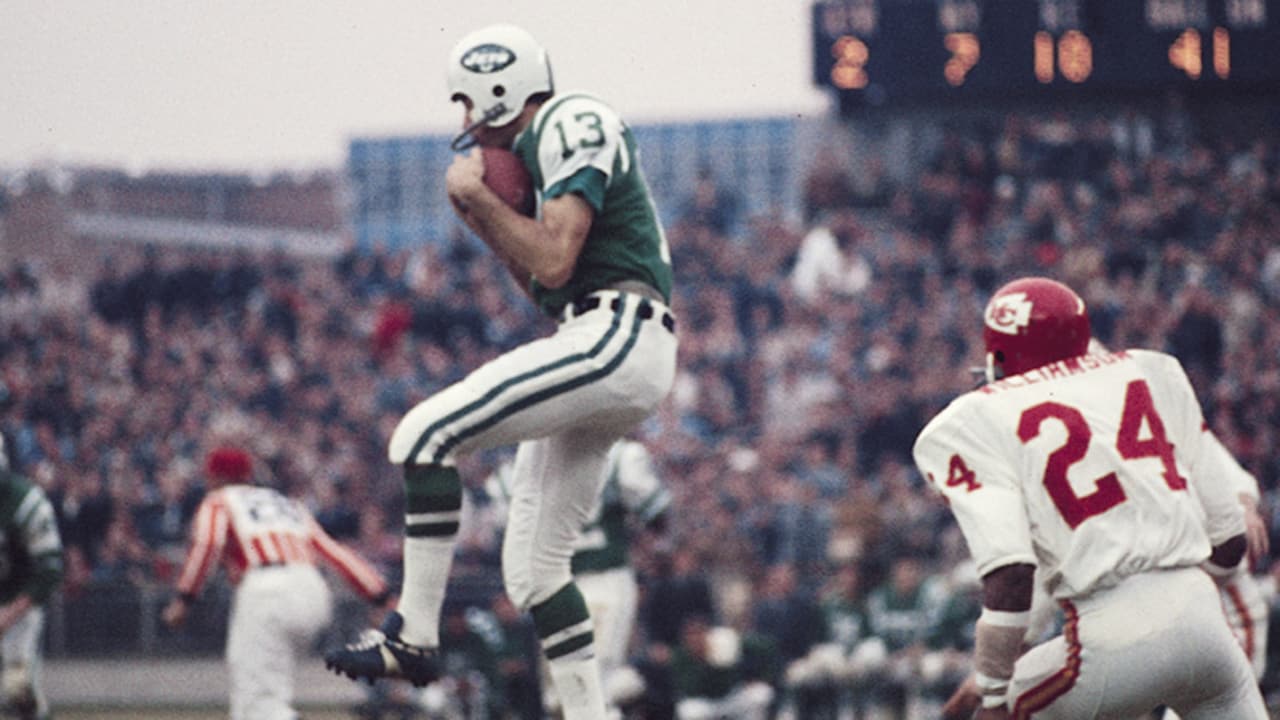 Hall of Fame Jets WR Don Maynard, Primary Target for Joe Namath