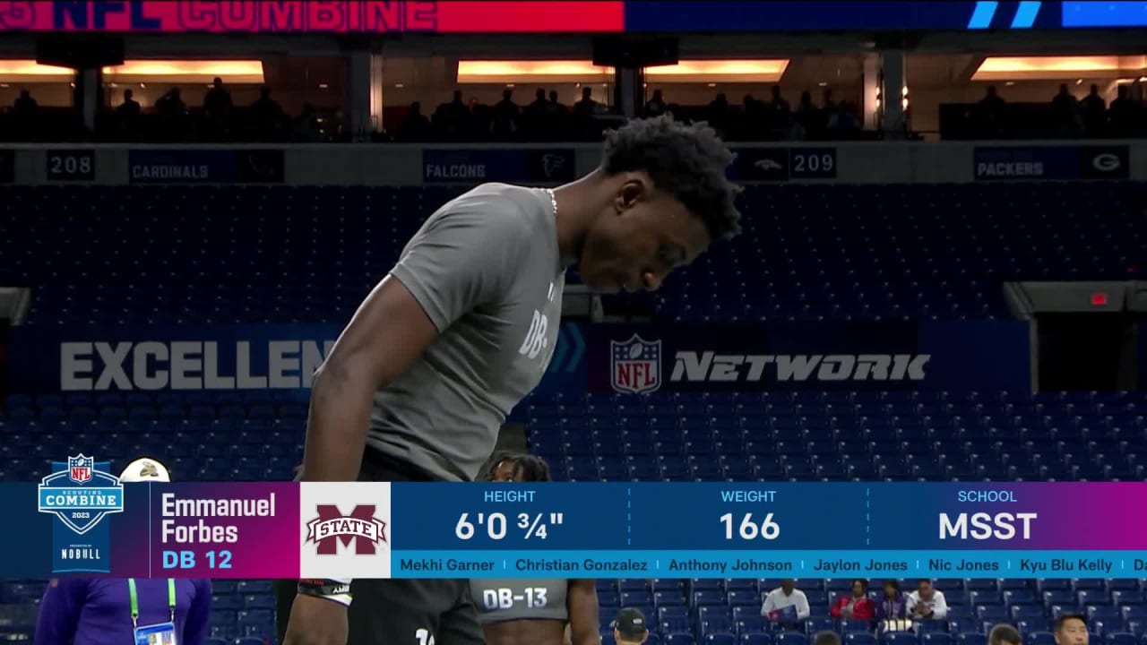 Mississippi State's Emmanuel Forbes in 2023 NFL Draft: Weight a