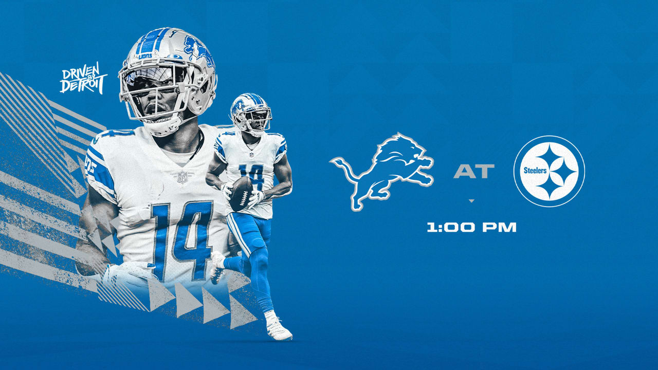 How to Watch Lions at Steelers on Sunday, November 14, 2021