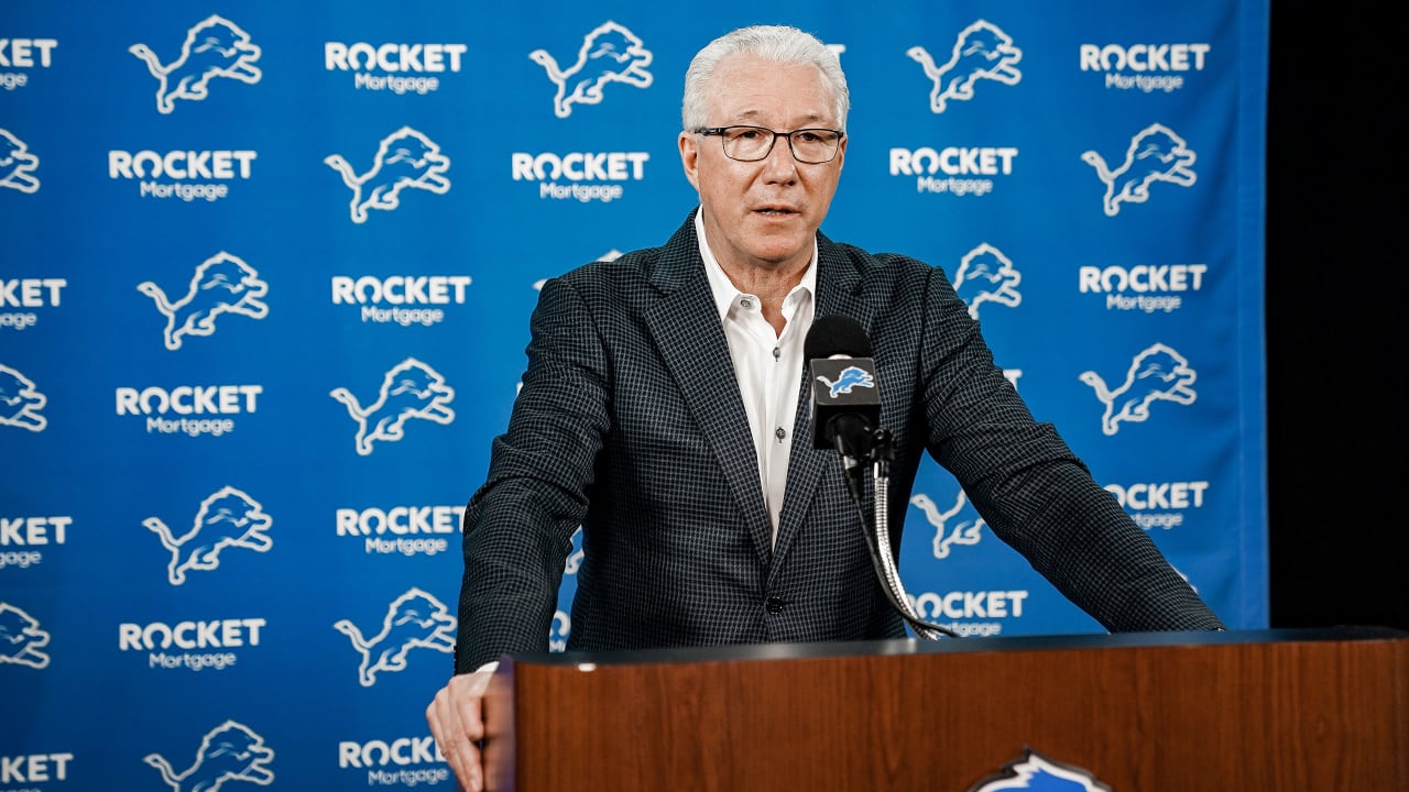 Lions president Rod Wood talks uniforms, draft and player vaccinations