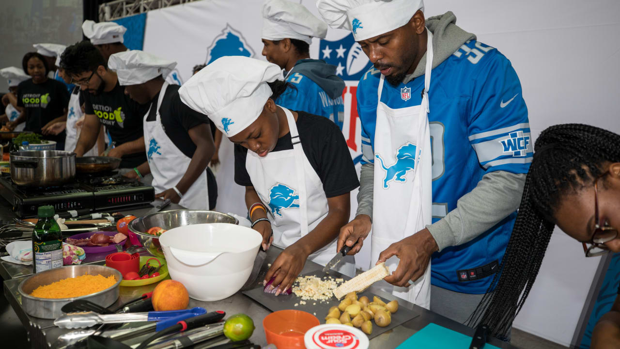 Detroit Lions cooking competition