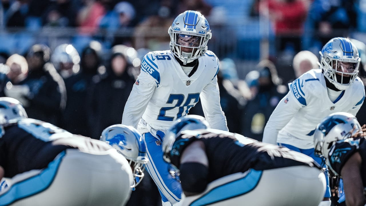 Detroit Lions cornerback Ifeatu Melifonwu lays the boom on a