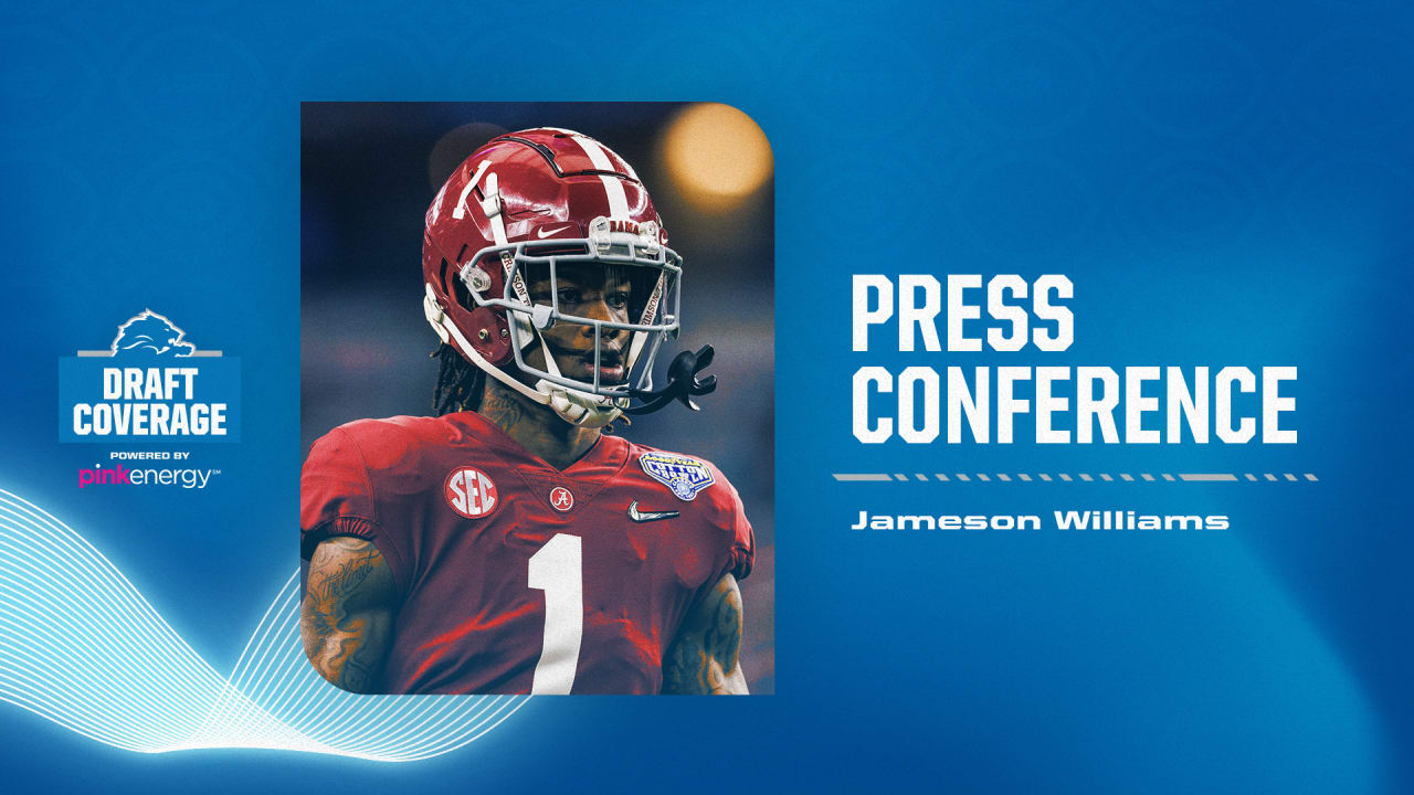 Detroit Lions trade up to select Alabama WR Jameson Williams with