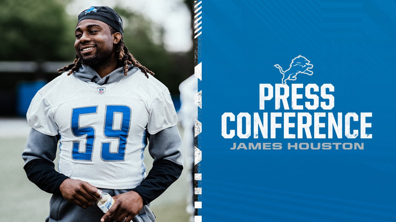 Lions' James Houston prepared for extra workload heading into