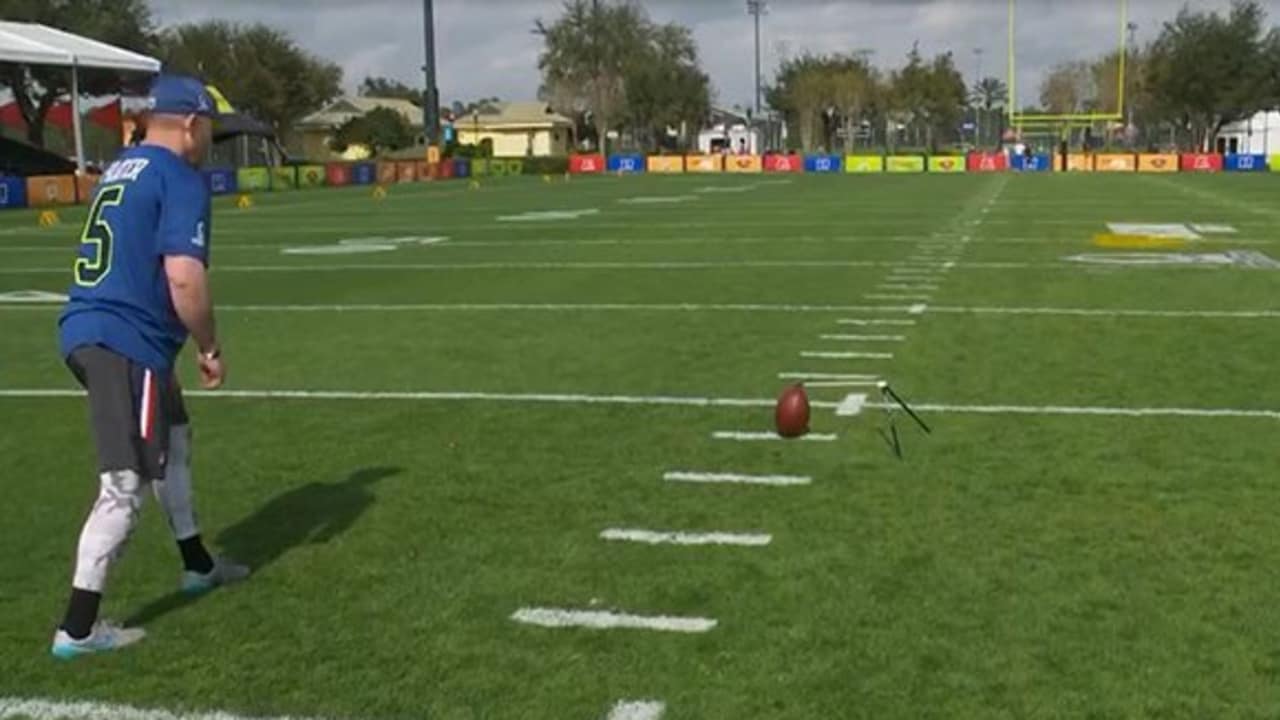 Watch this: Lions' Matt Prater blasts 76-yard FG in Pro Bowl practice