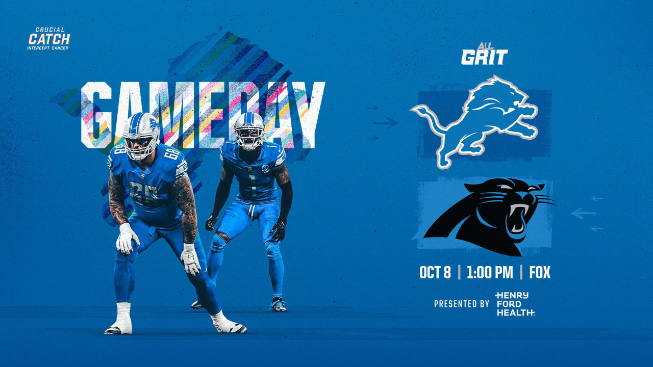 Lions vs. Panthers: Kickoff time, TV channel, online streaming, radio -  Pride Of Detroit