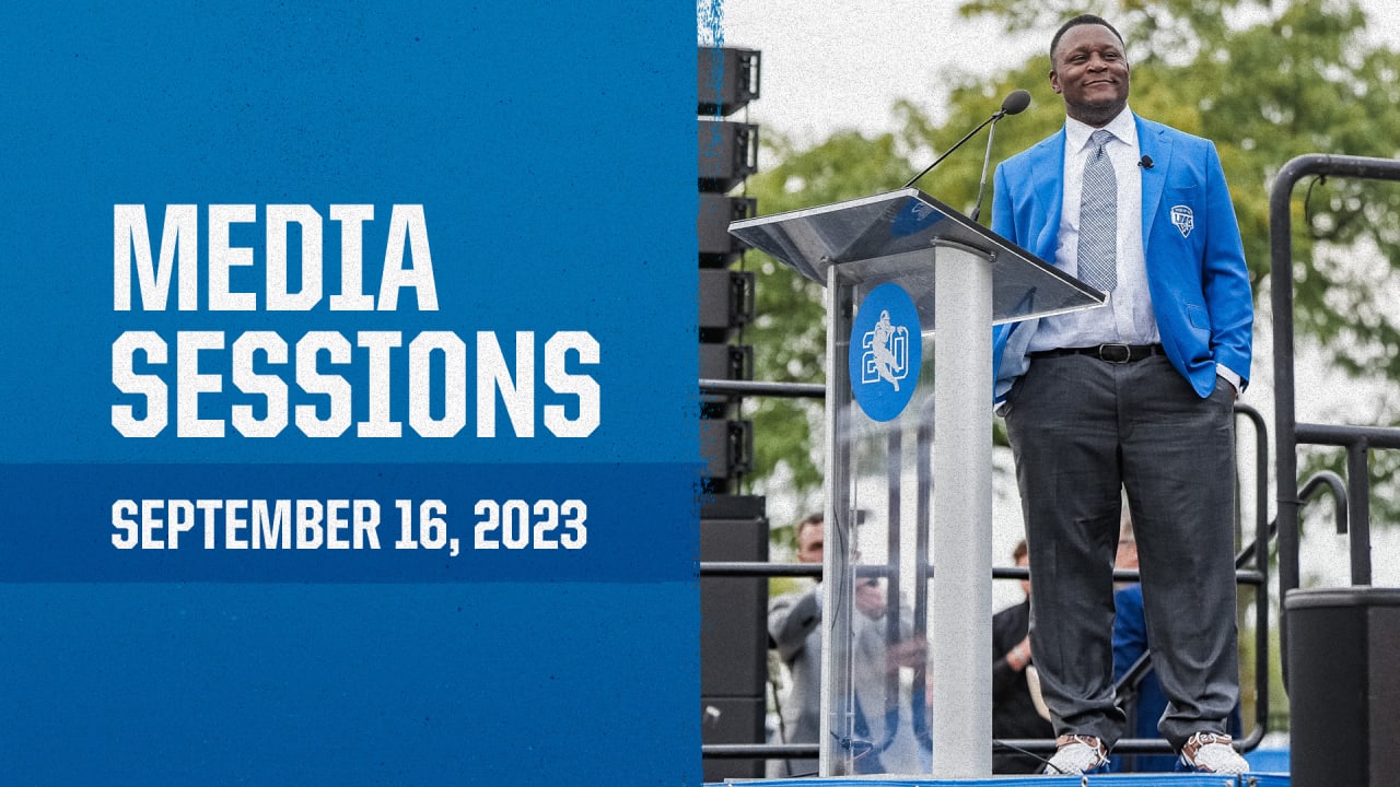 Lions News: Barry Sanders speaks to the media about statue reveal