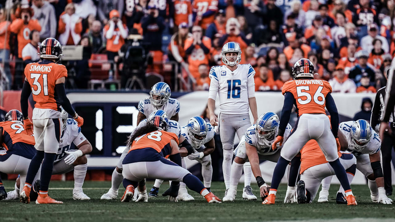 Detroit Lions vs. Denver Broncos - NFL Week 14 (12/12/21)