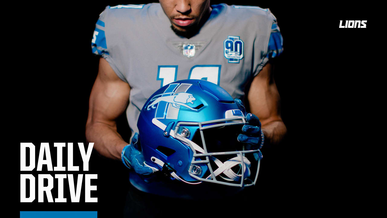 Detroit Lions unveil alternate helmet