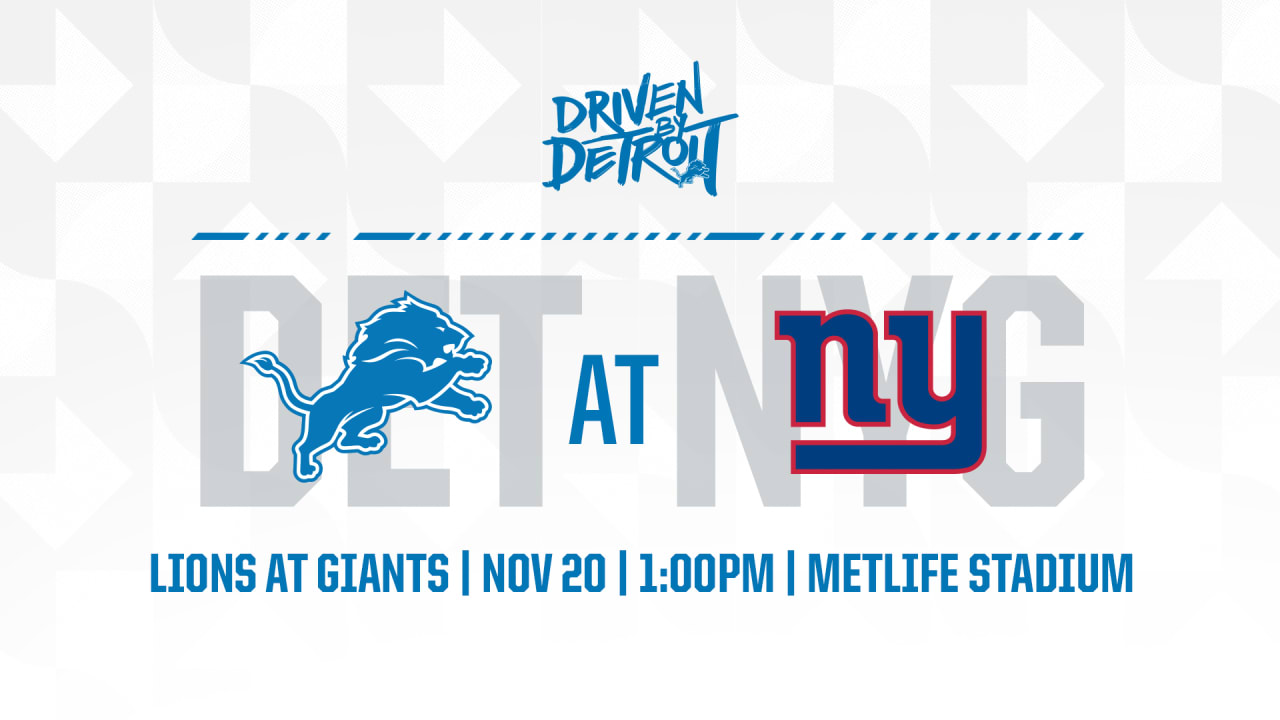 Game Trailer  Jets vs. Lions at MetLife Stadium