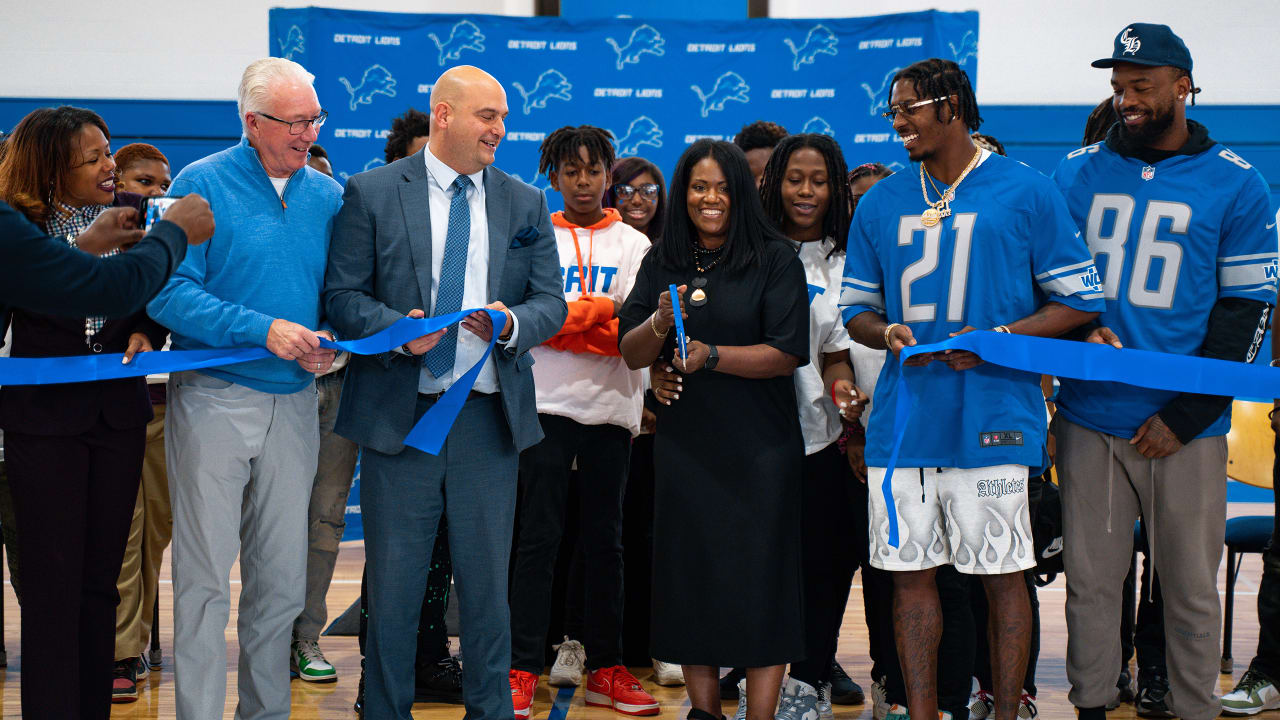 Detroit Lions Academy opening ceremony