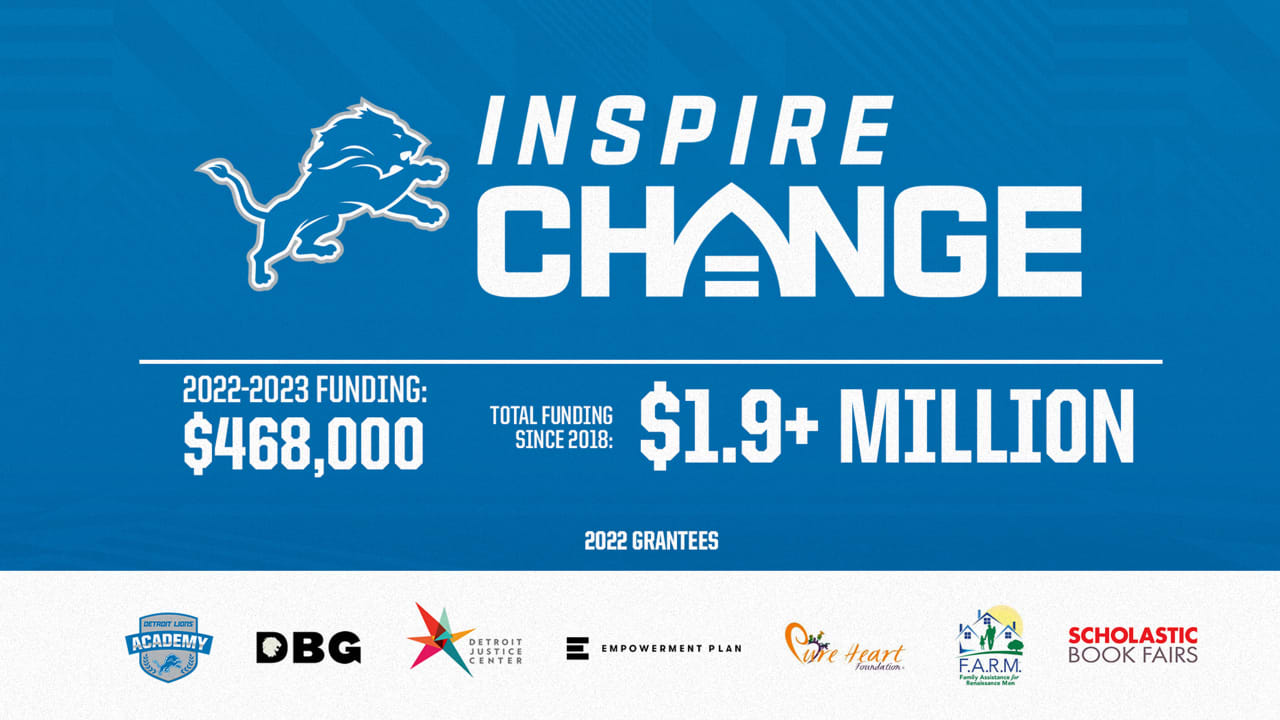 Lions announce 2022 Inspire Change grantees