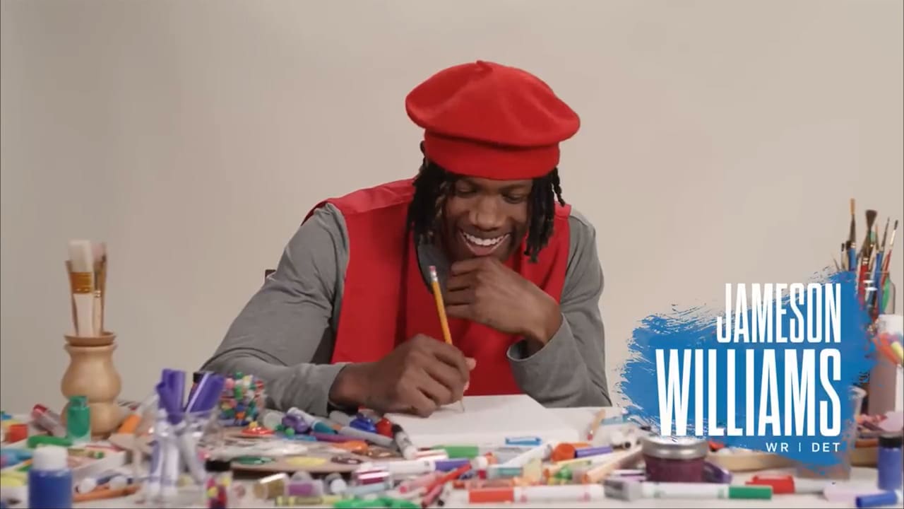 2022 NFL rookies try to draw their teams' logos from memory