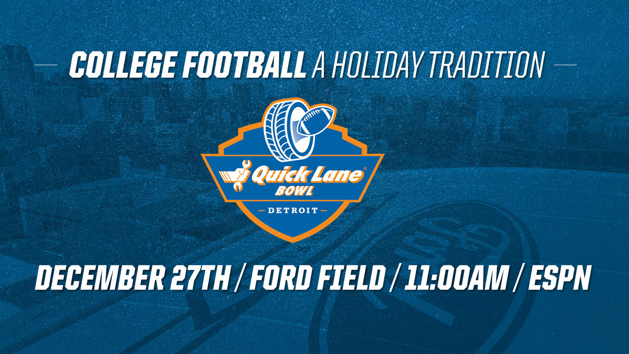 Detroit Lions Release Quick Lane Bowl Tickets for Ford Field - Woodward  Sports Network