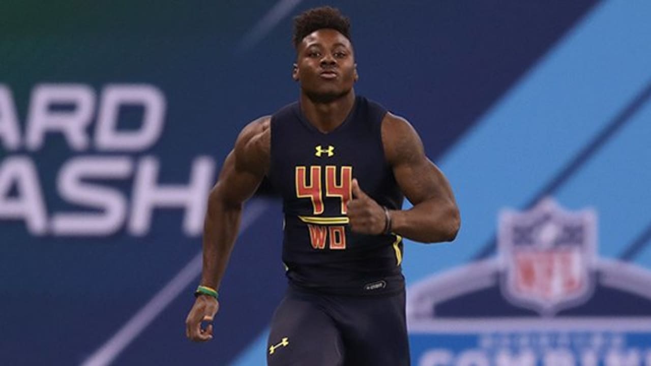 Curtis Samuel runs an unofficial 4.31 40-yard dash