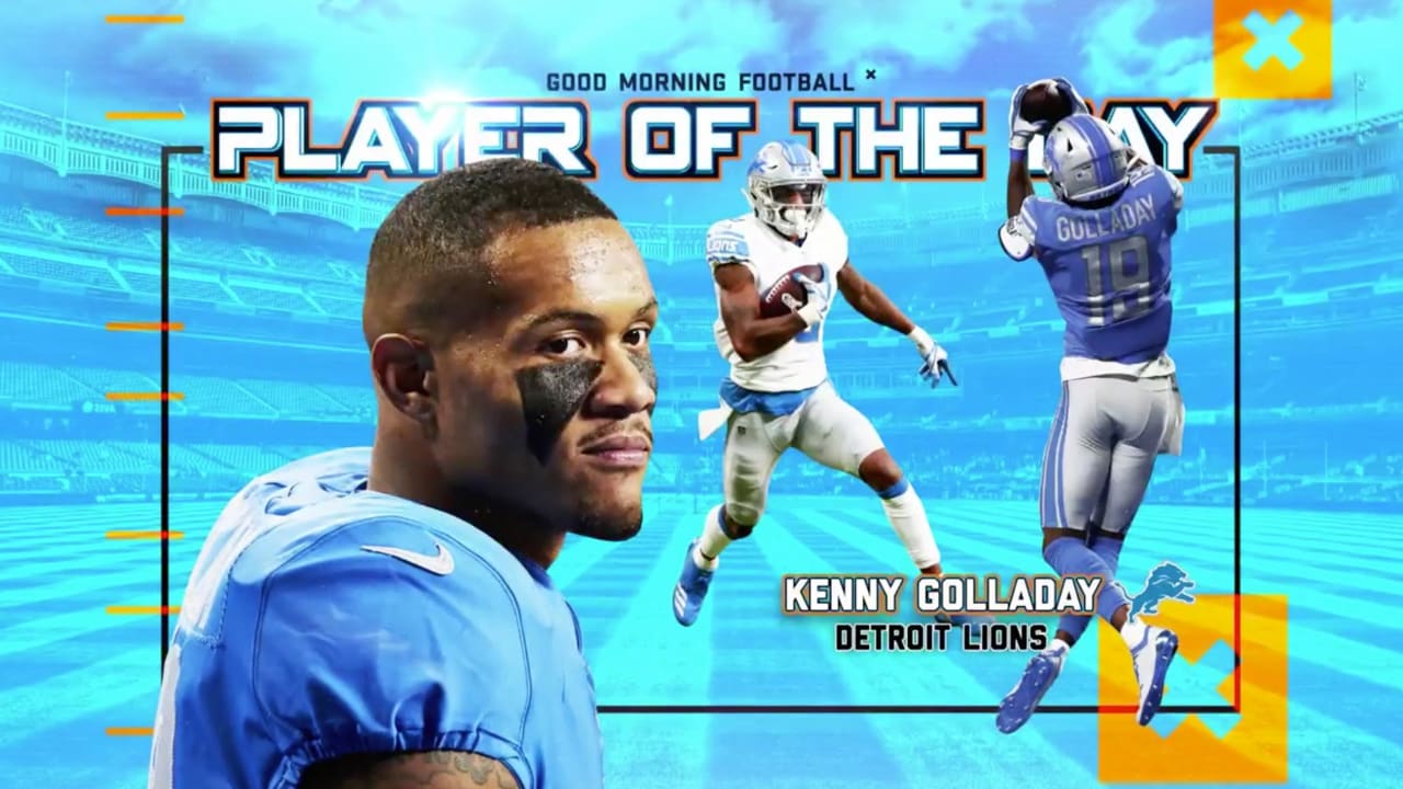 Good Morning Football' breaks down best plays by Lions WR Kenny Golladay