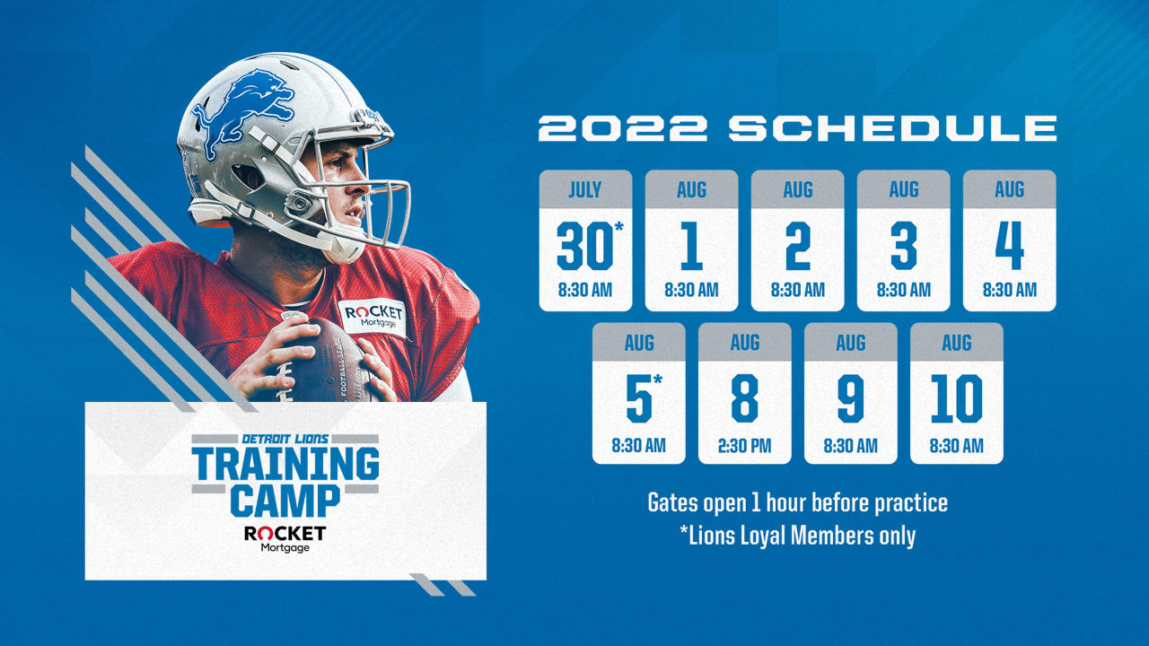 Detroit Lions Schedule 2022 