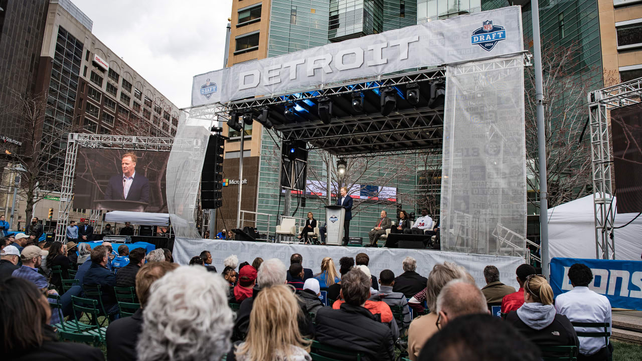 Lions celebrate NFL Draft coming to Detroit in 2024