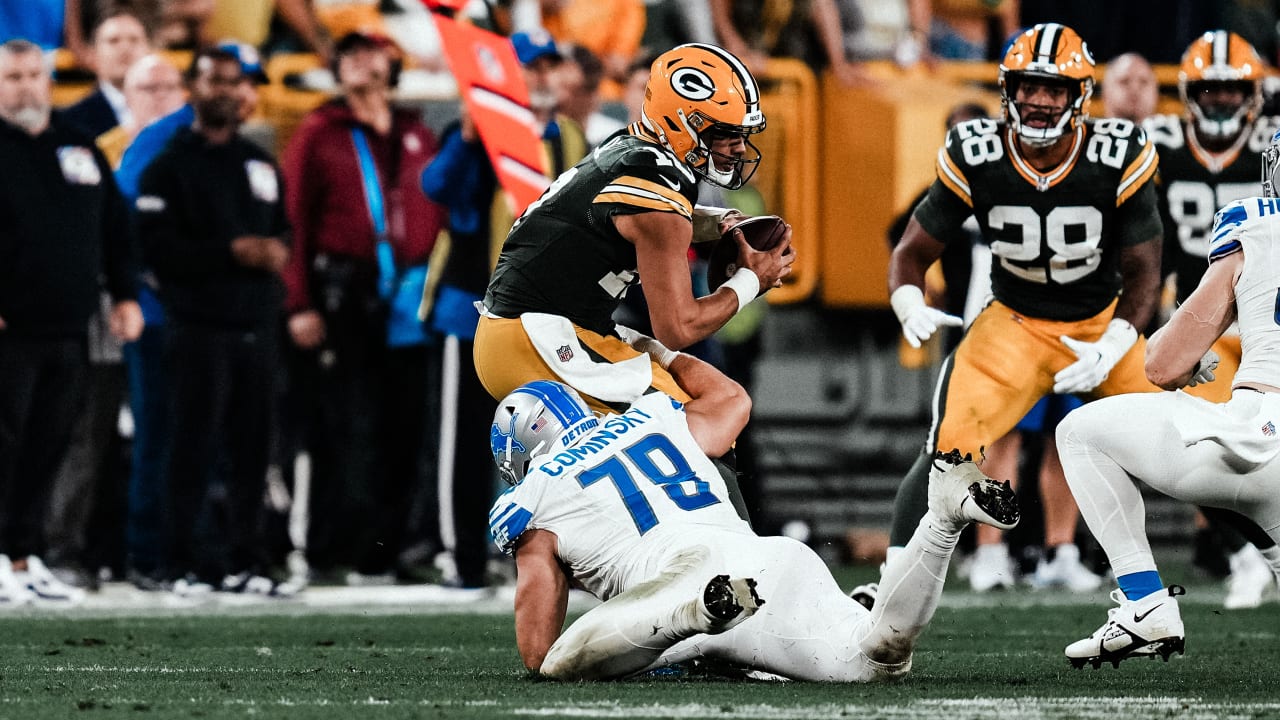 Live score updates and highlights from Packers vs. Lions on TNF in Week 4