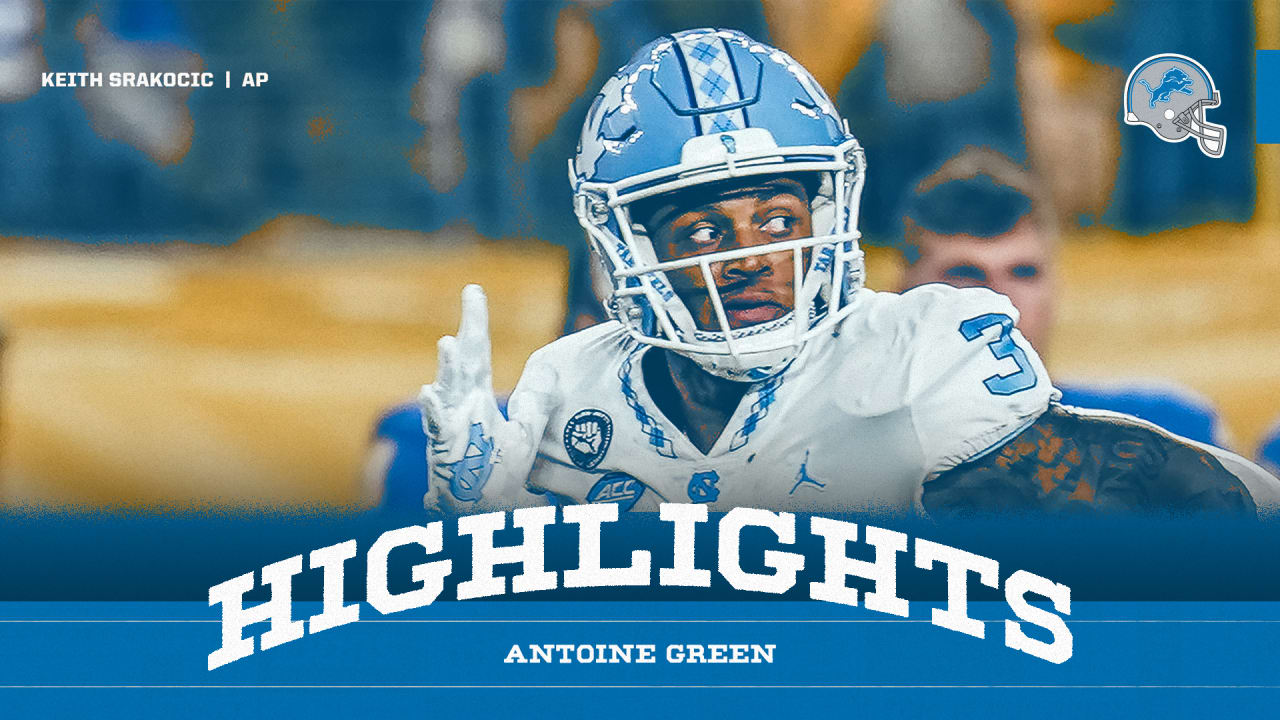 Detroit Lions Draft Speedster Antoine Green in Round 7 - WSN