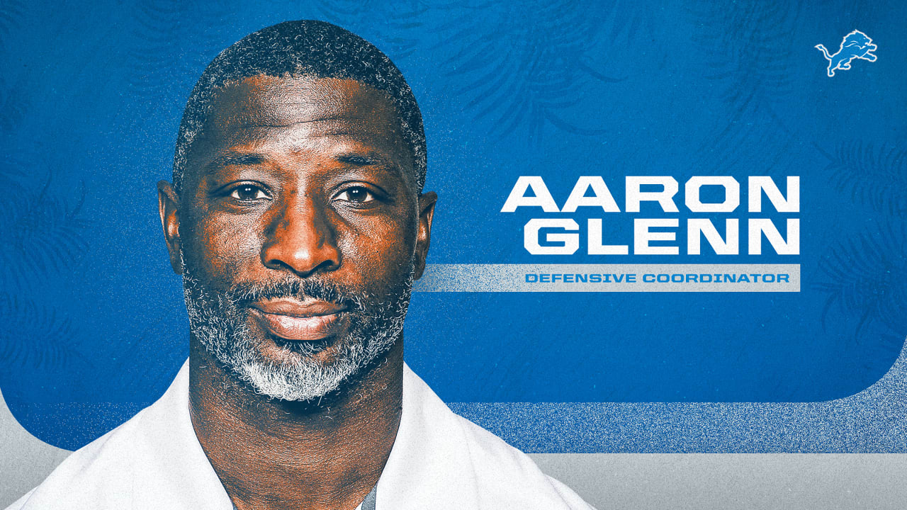 Detroit Lions hires Aaron Glenn as defense coordinator