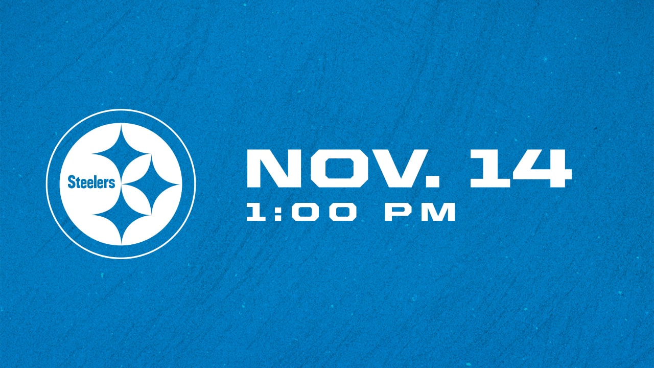 Detroit Lions vs Pittsburgh Steelers - November 14, 2021