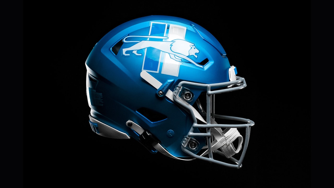 Detroit Lions alternate helmet photos