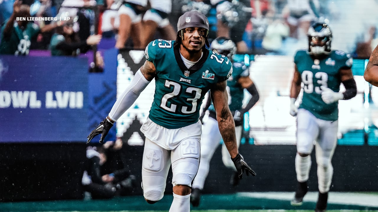 Philadelphia Eagles safety C.J. Gardner-Johnson reacts after a