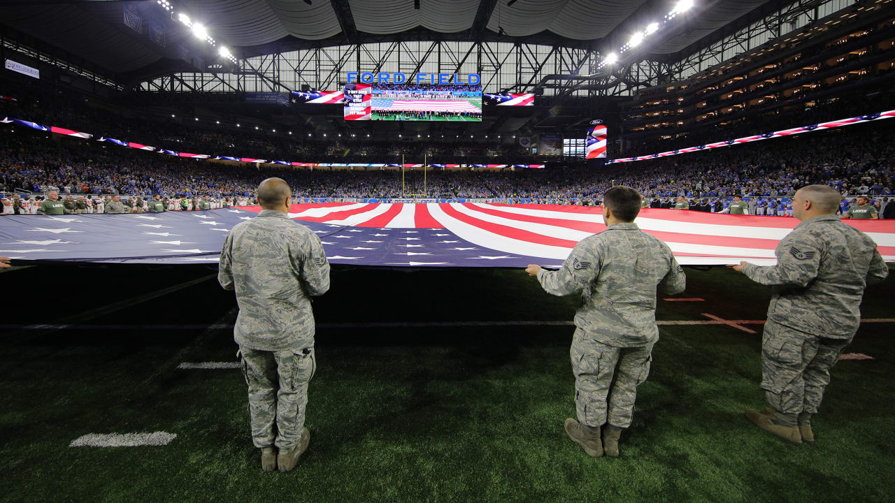 detroit lions salute to service