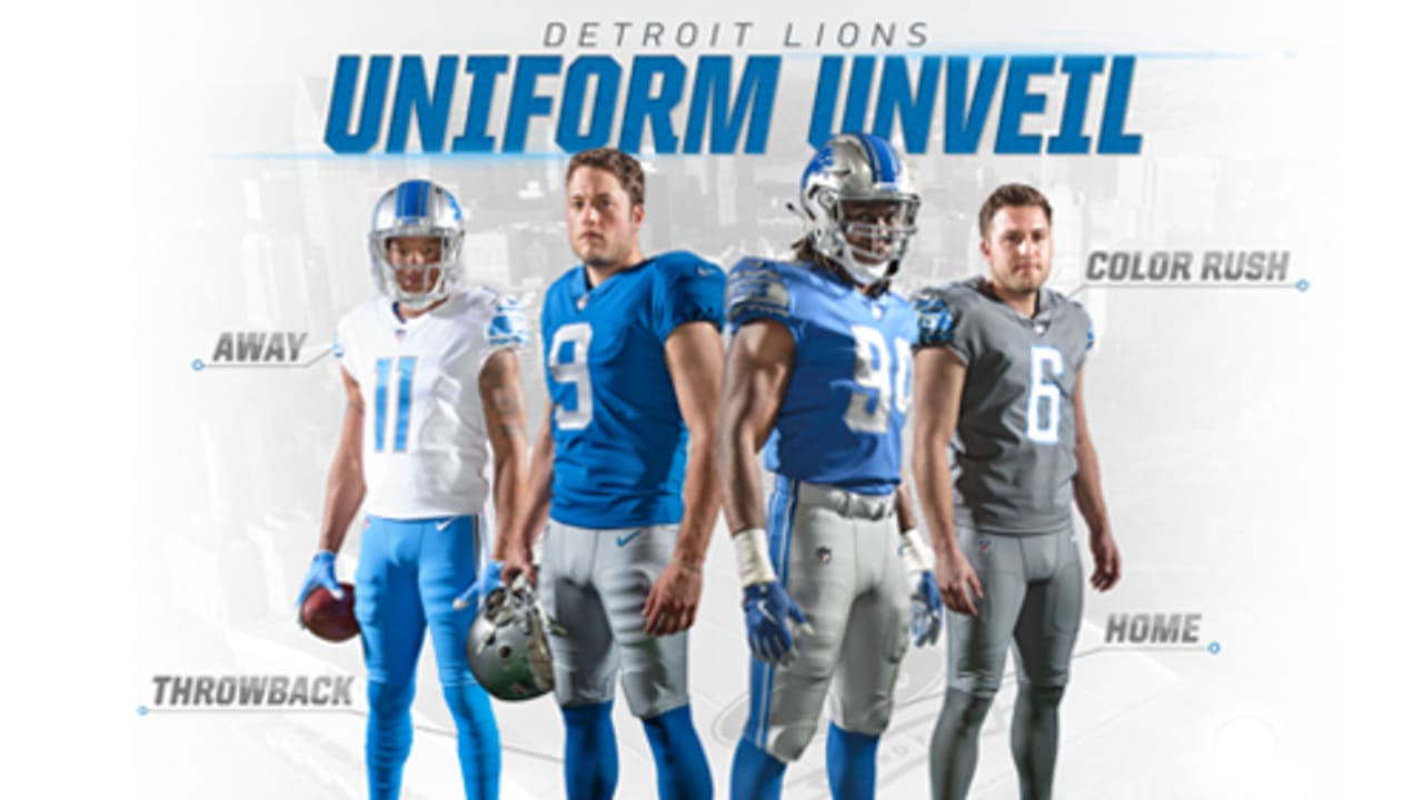 detroit lions color rush jersey