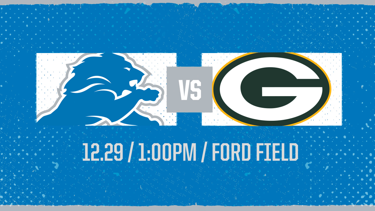 Detroit Lions vs. Green Bay Packers WJR-AM broadcast from Ford Field