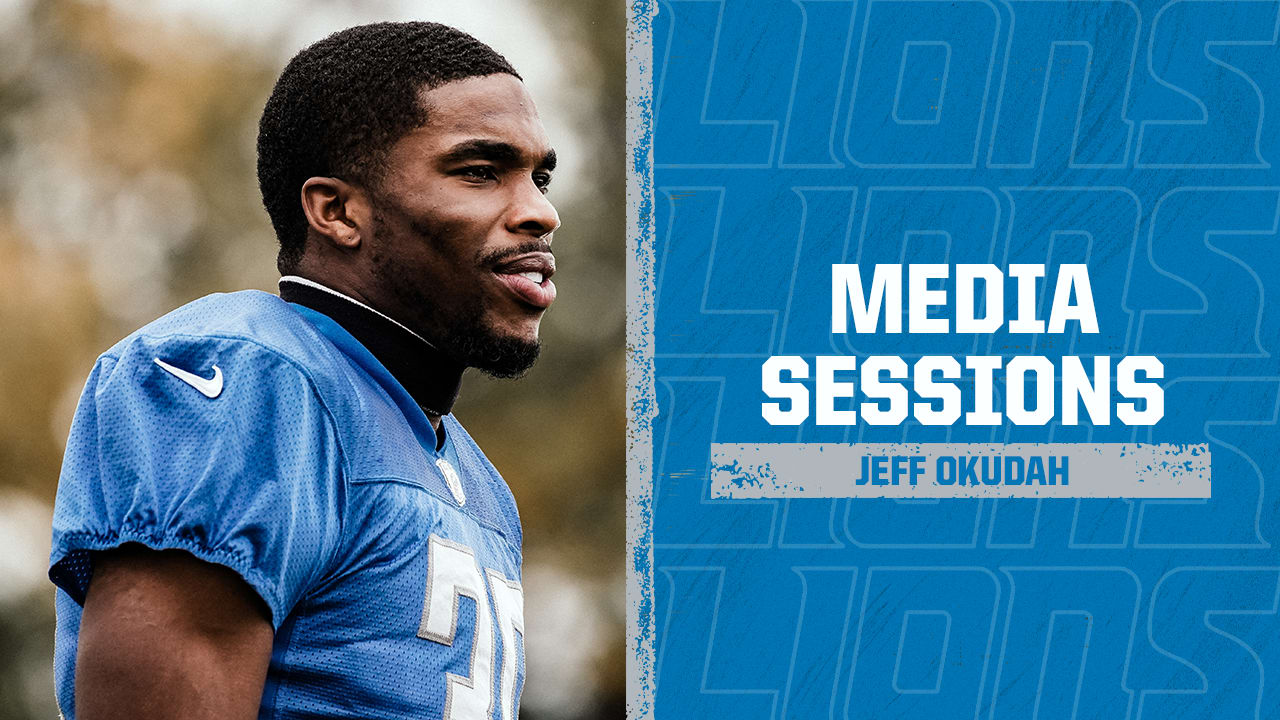 Detroit Lions CB Jeff Okudah excited to work with new coaches, fellow young  cornerbacks