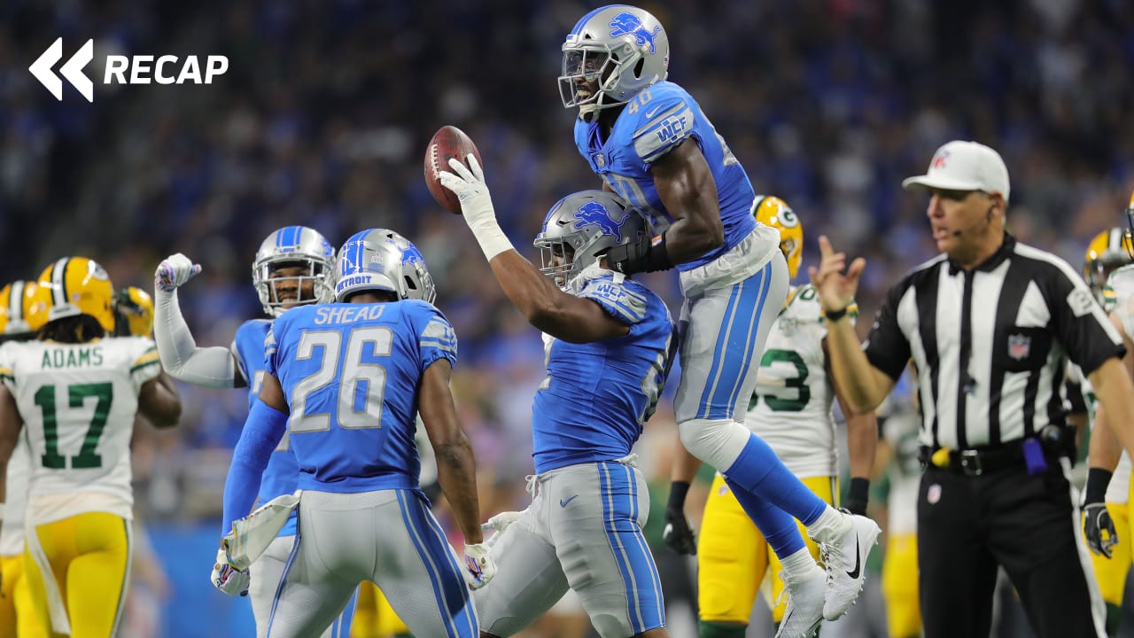 RECAP: Lions Vs. Packers