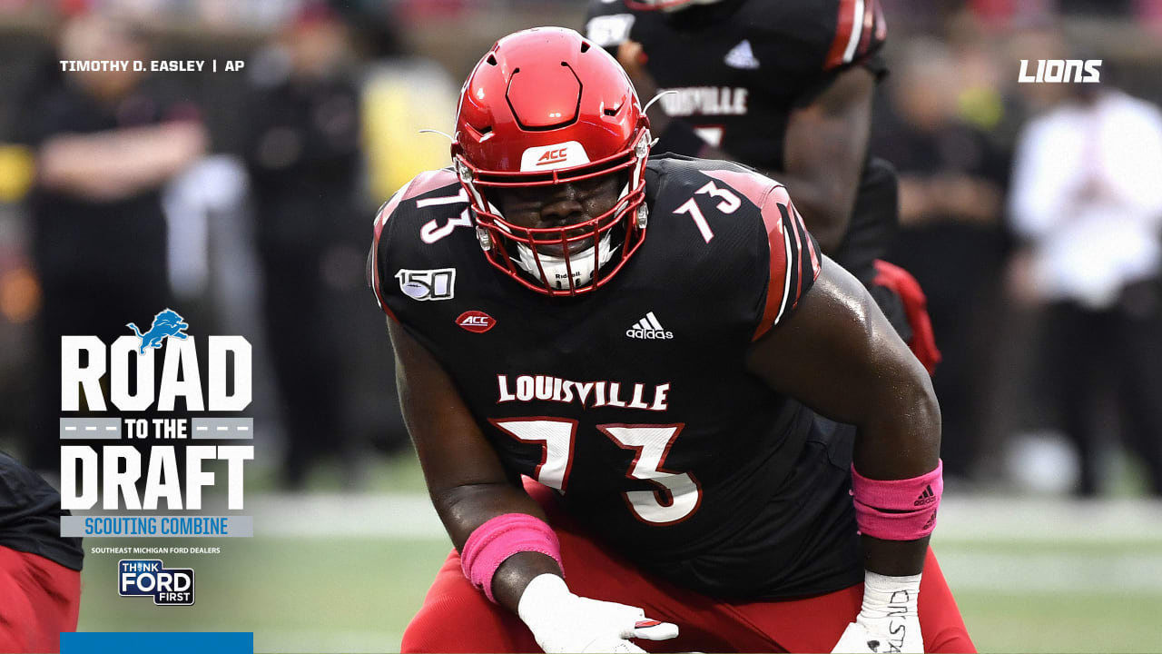 Louisville lineman Mekhi Becton shows off athleticism at NFL combine