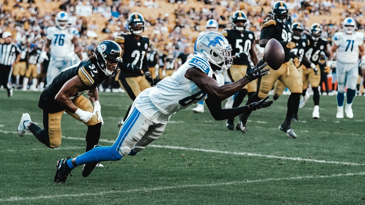 VIDEO: Quintez Cephus Had Big Odds to Score 1st TD of Lions vs