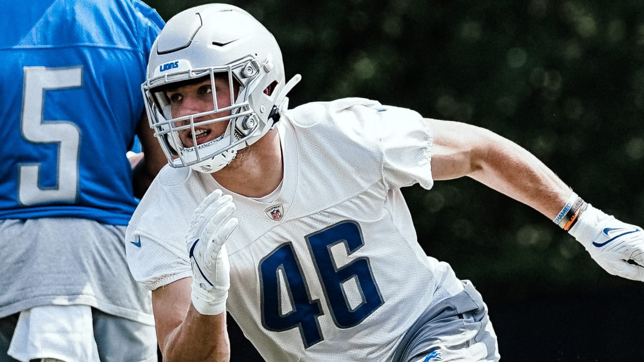 Detroit Lions Alex Anzalone Discusses Battling T.J. Hockenson