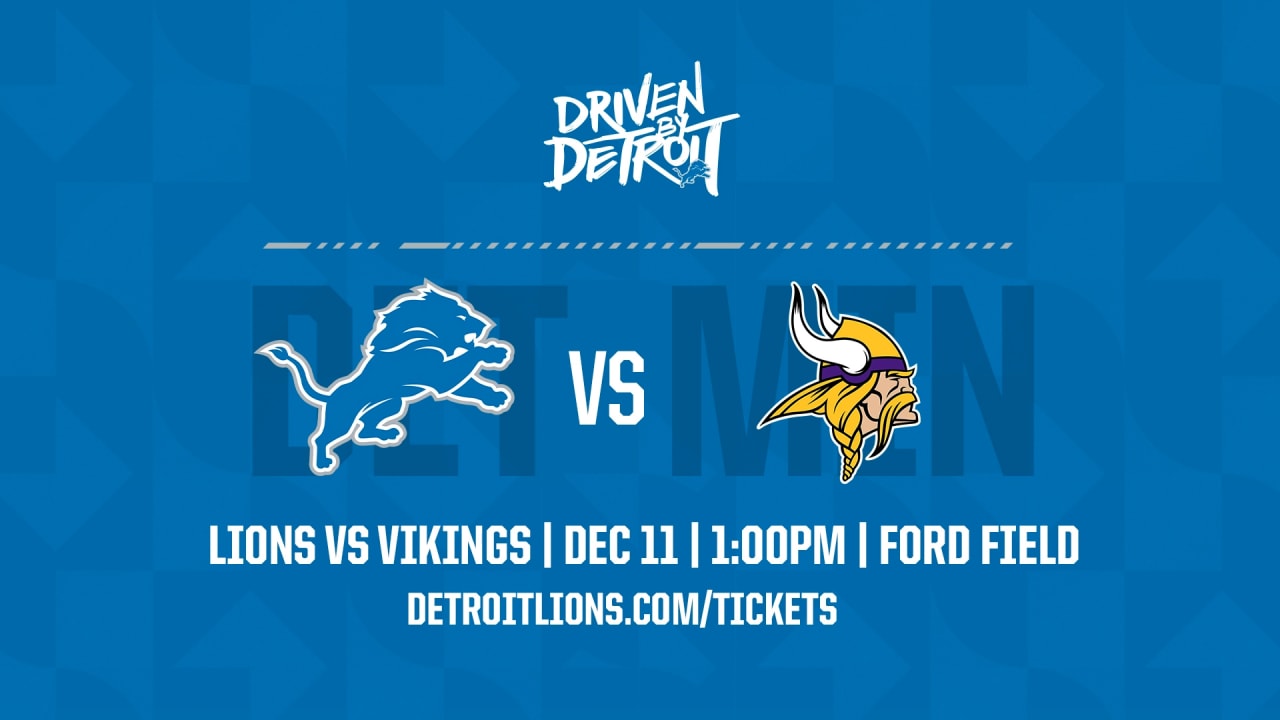 Vikings vs. Lions  NFL on Thanksgiving Week 12 Game Highlights