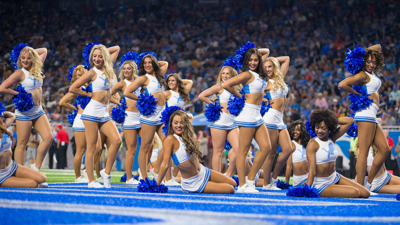 Go back in time to see the Detroit Lions Cheerleaders' progress throug...