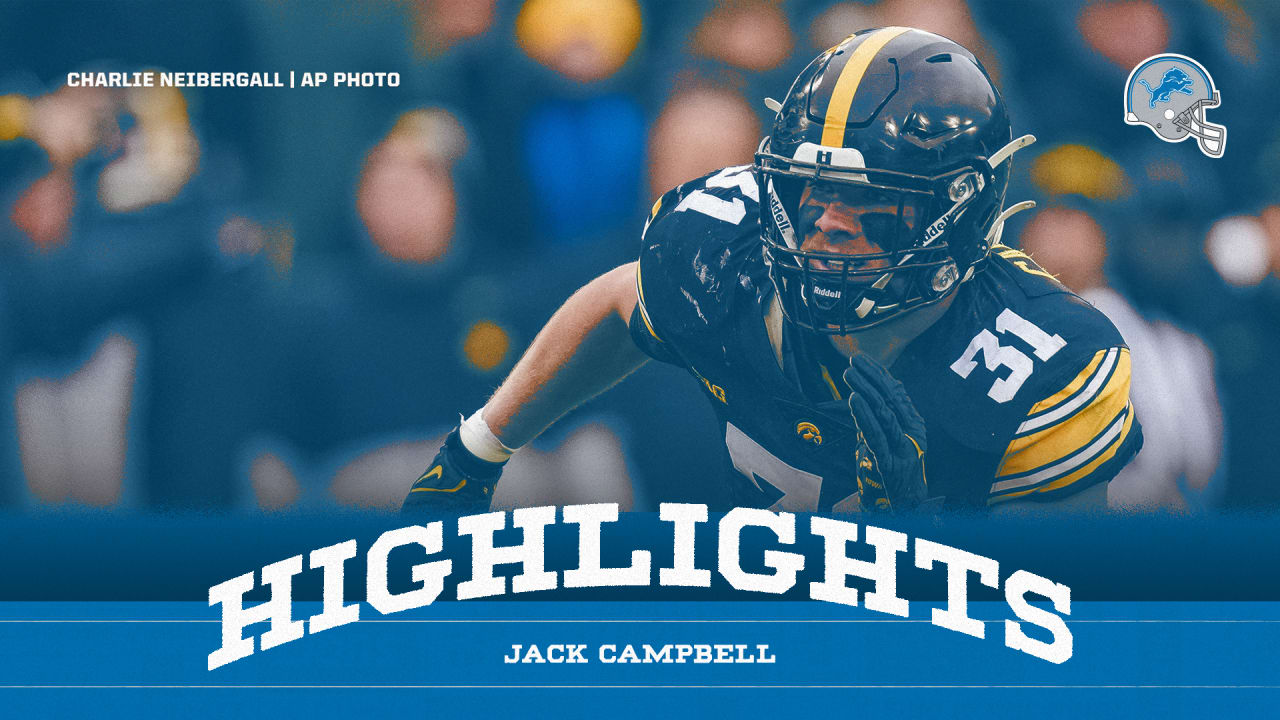 Why Detroit Lions rookie LB Jack Campbell played into 2nd half vs. Jags -  Pride Of Detroit