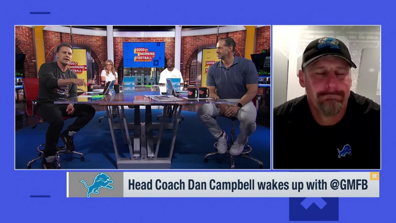 Dan Campbell, new Detroit Lions head coach. It's an out of the box