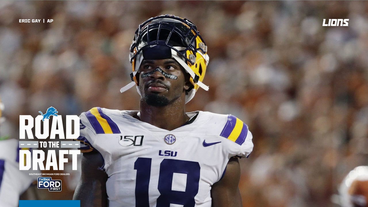 2020 NFL Draft: LSU LB K'Lavon Chaisson works out in Ravens gear