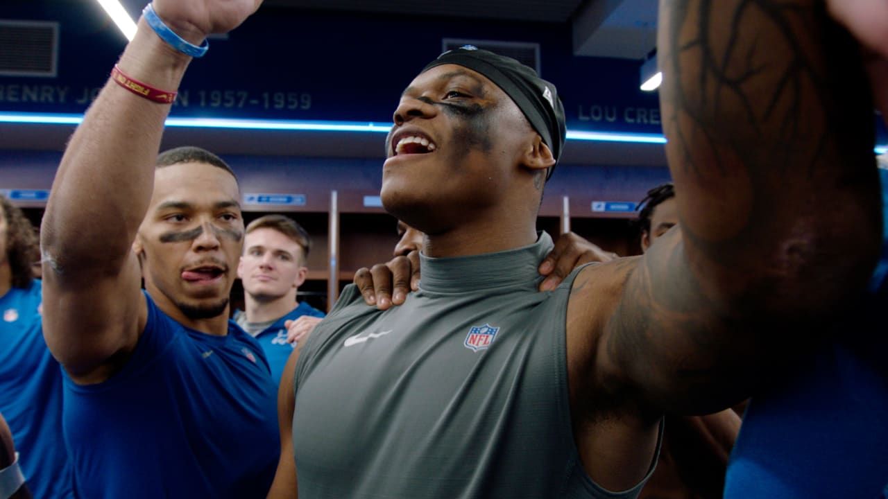 Lions Vs. Jaguars: Locker Room Celebration